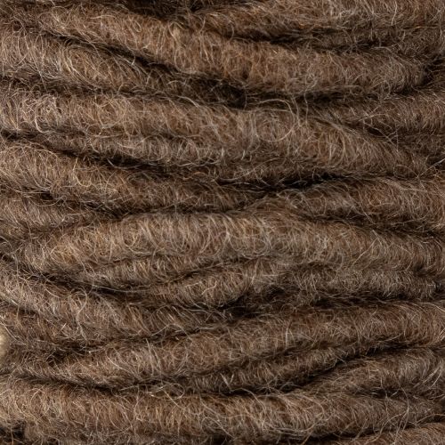 Produkt Brązowy sznurek wełniany, 55m, ozdobny sznurek do florystyki i rękodzieła