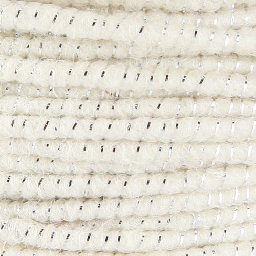 Produkt Nić knotowa Glamour Biało/Srebrna z drutem 33m