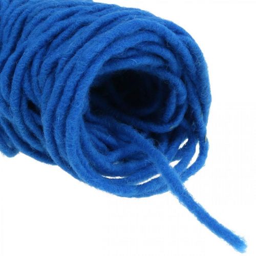 Produkt Linka filcowa z nitką knotową z drutem 30m w kolorze niebieskim