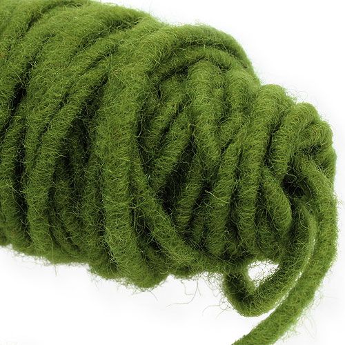 Produkt Knot sznurek filcowy sznurek wełniany zielony mech Ø5mm 50m