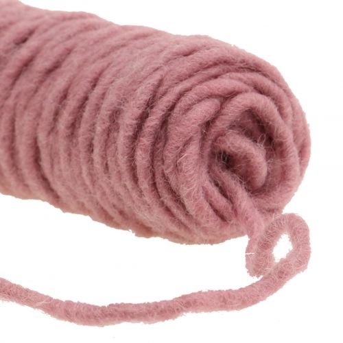Produkt Wick nici sznurek filcowy stary różowy 55m