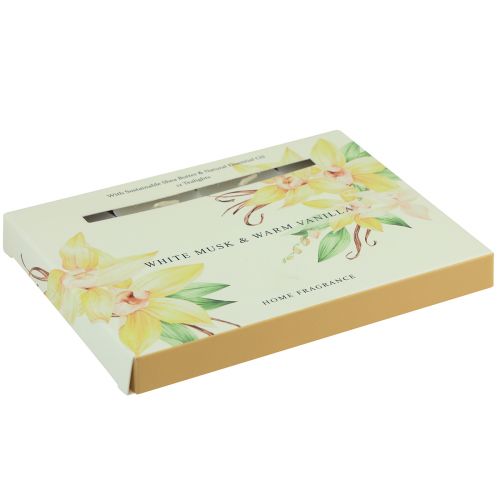 Produkt Świece zapachowe podgrzewacze waniliowe białe piżmo Ø3,5cm 12 szt