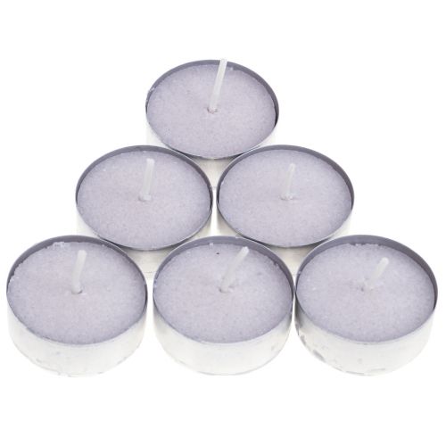 Floristik24 Świece zapachowe lawenda mimoza, tealighty zapachowe Ø3,5 cm W1,5 cm 18 sztuk