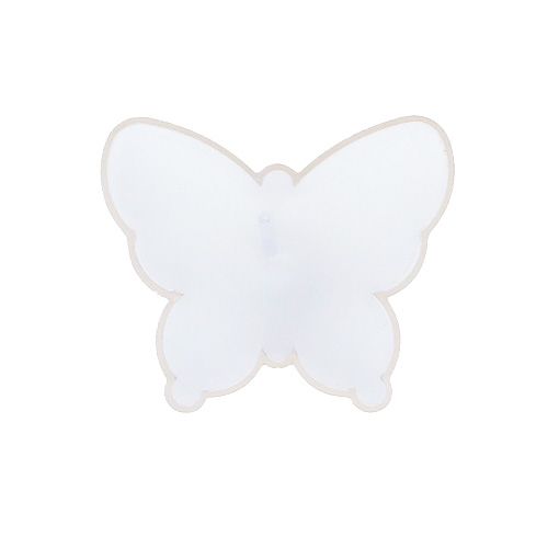 Floristik24 Lampka zapachowa Tea Light Butterfly Ø4,8cm H2cm Biała 6szt