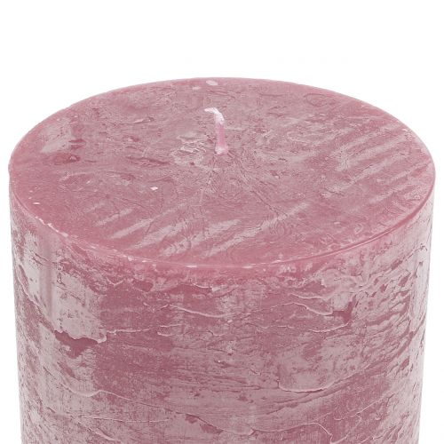 Produkt Świece jednokolorowe stary róż 60x100mm 4 szt