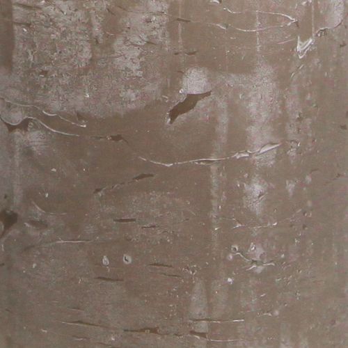 Produkt Świece kolorowe brązowe świece stojące 60×80mm 4 szt