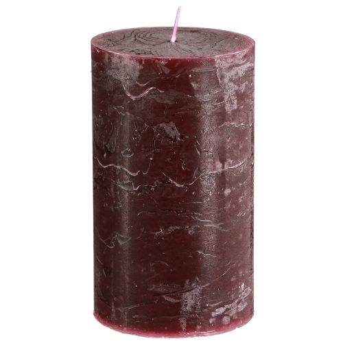 Produkt Świece kolorowe Świece stojące bordowe 70×120mm 4 szt