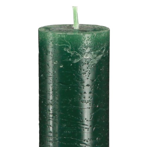 Produkt Świece jednokolorowe ciemnozielone świece w sztyfcie 34x300mm 4 szt