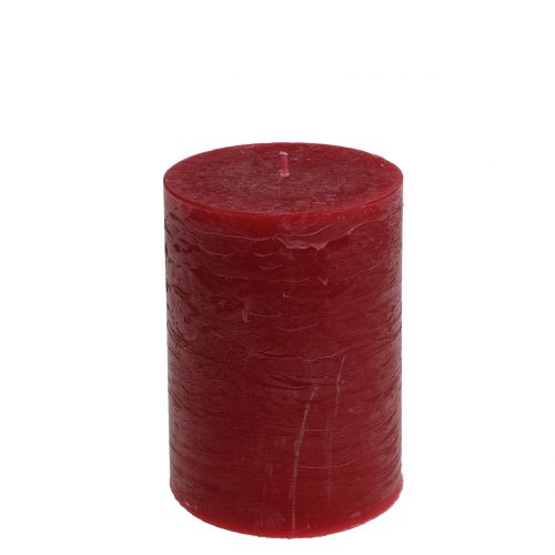 Produkt Świece jednokolorowe ciemnoczerwone 85x120mm 2 szt