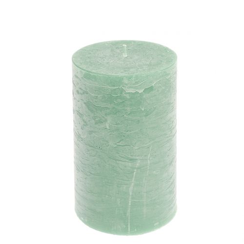 Produkt Świece kolorowe jasnozielone 85x150mm 2 szt