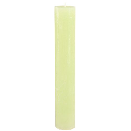 Produkt Świece jednokolorowe limonkowe​​​​​​​ Świece stożkowe 50×300mm 4 szt.