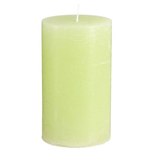 Produkt Świece jednokolorowe limonkowe​​​​​​​ Świece stojące 70×120mm 4 szt.