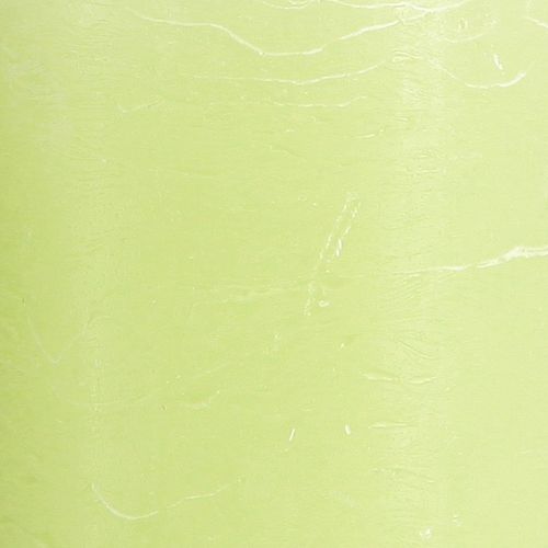 Produkt Świece jednokolorowe limonkowe​​​​​​​ Świece stojące 70×120mm 4 szt.