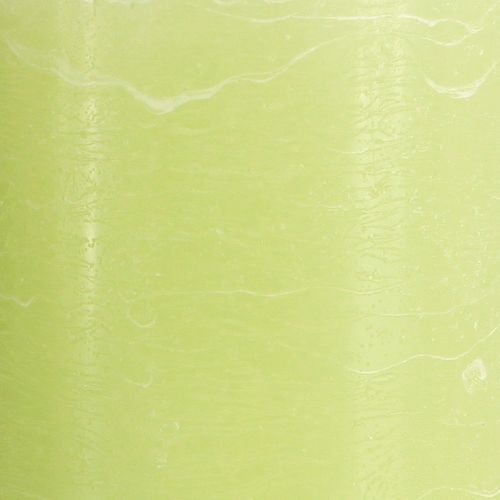 Produkt Świece jednokolorowe limonkowe​​​​​​​ Świece stojące 85×150mm 2 szt