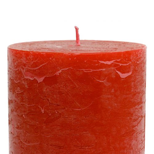 Produkt Świece jednokolorowe pomarańczowe 85x150mm 2szt
