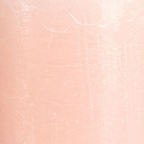 Produkt Świece jednokolorowe różowe świece stojące jasnoróżowe 70×120mm 4 szt