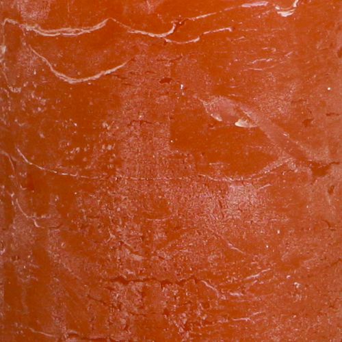 Produkt Świece jednokolorowe czerwono-brązowe świece stojące 60×100mm 4 szt