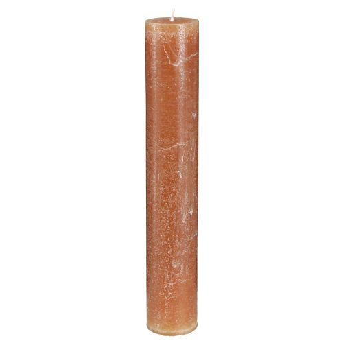 Świece kolorowe w sztyfcie karmelowe 50x300mm 4 szt