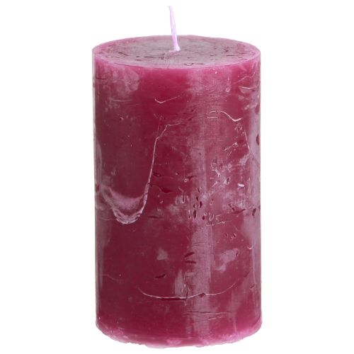 Floristik24 Świece kolorowe świece pieńkowe Berry 60x100mm 4 szt