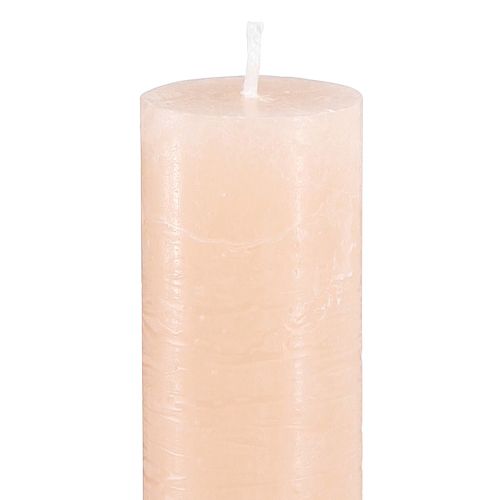 Floristik24 Świece kolorowe świece stołowe morelowe 34x240mm 4 szt