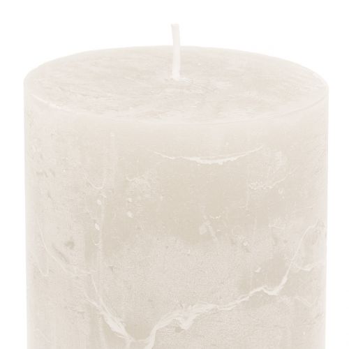Produkt Świece kolorowe białe 85x120mm 2 szt