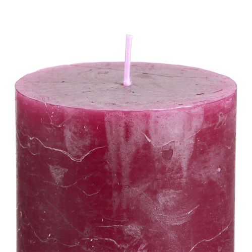 Produkt Świece kolorowe w słupkach Berry 70x100mm 4 szt