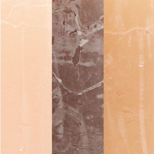 Produkt Świece stojące jednokolorowe 3 kolory brązowy 60×100mm 12 szt