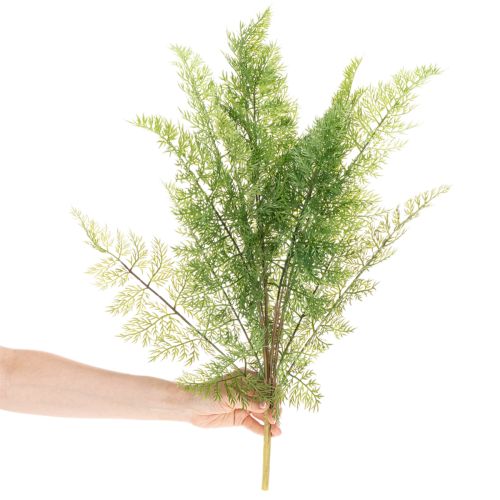 Sztuczna gałązka paproci, wiele gałęzi, zielona, 68 cm | Floristik24.pl