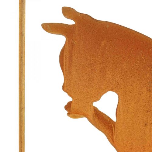 Produkt Dekoracja patynowana dekoracja kot rdza do zawieszenia 24,5cm