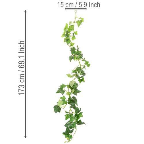 Sztuczny bluszcz do dekoracji pokoju 173cm | Floristik24.pl