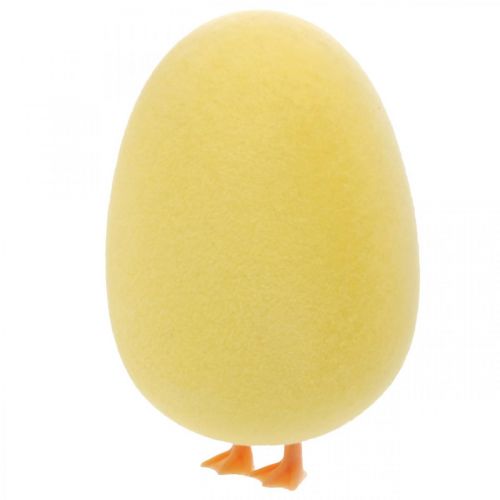 Produkt Jajko Wielkanocne z Nogami Żółte Dekoracyjne Figurki Jajko Dekoracja Wielkanocna H13cm 4 Szt