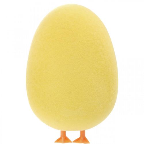 Produkt Jajko Wielkanocne z Nogami Żółte Dekoracyjne Figurki Jajko Dekoracja Wielkanocna H13cm 4 Szt