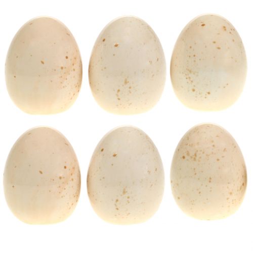 Floristik24 Dekoracyjne ceramiczne jajka wys.6cm 6szt