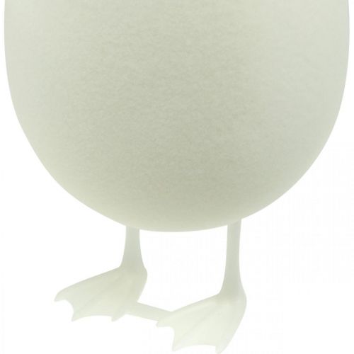 Produkt Jajko ozdobne z nóżkami Pisanka biała Dekoracja stołu Figurka wielkanocna wys.25cm