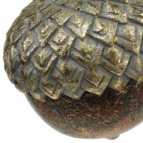 Floristik24 Dekoracyjny żołądź do zawieszenia Złoty Ø5,8cm H7,9cm