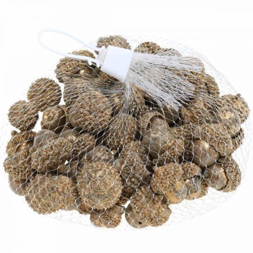 Produkt Jesienne owoce złote, świąteczne dekoracje jesienne, oczywiście ozdobne żołędzie, dekoracja adwentowa Ø1,5 - 2,5cm L1,5 - 3cm 300g