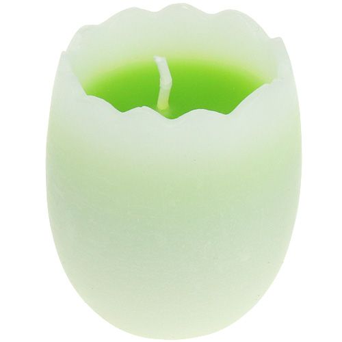 Floristik24 Świeczki do jajek zielone 5,5cm 3szt.