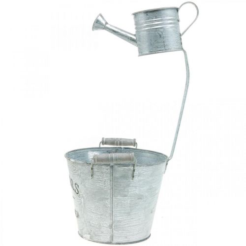 Produkt Doniczka ozdobna, wiadro z doniczką, doniczka, wiadro metalowe wys.38cm Ø16,5cm/Ø7cm