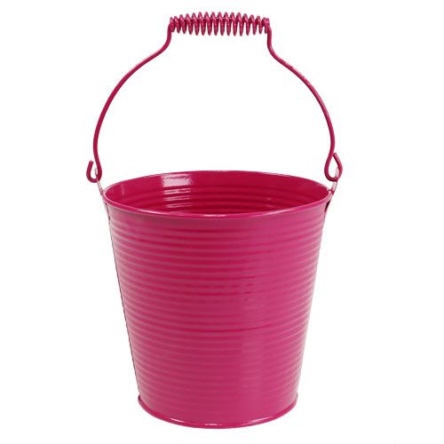 Floristik24 Wiaderko różowe Ø21,5cm H19cm