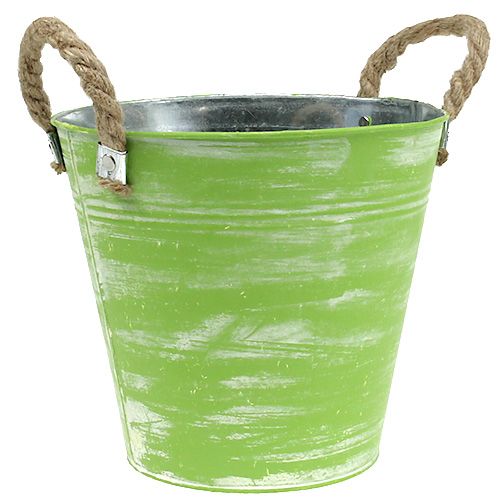 Floristik24 Wiadro Spring Green Ø25cm H24cm 2szt.