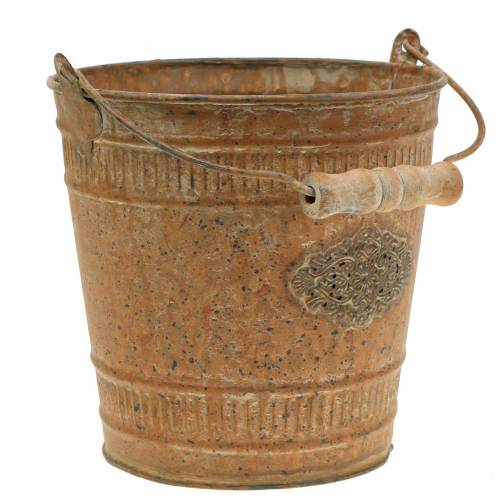 Floristik24 Wiaderko dekoracyjne Shabby Chic Vintage Ø12,5cm W12cm