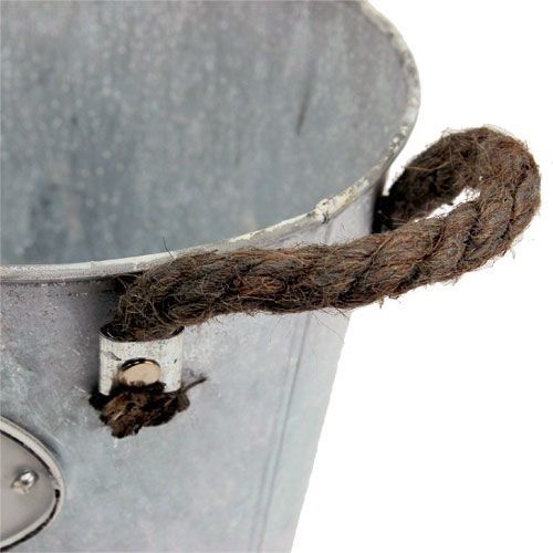 Floristik24 Wiadro do sadzenia roślin szare Ø21cm H19cm