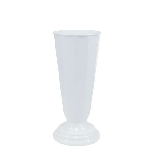 Produkt Wazon na oprawę „Szwed” biały Ø13cm