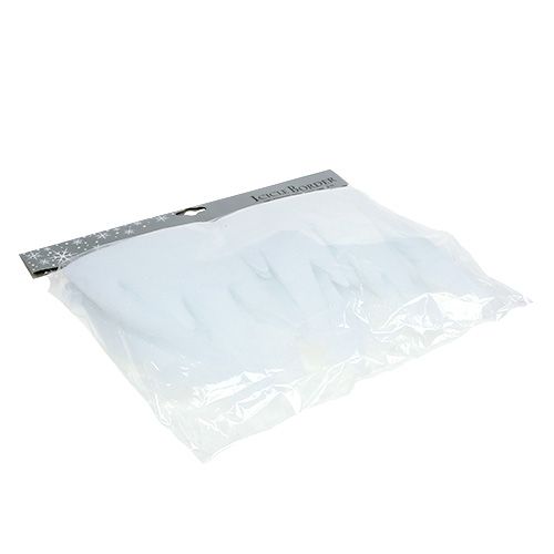 Produkt Sopel deco biały z brokatem 2m