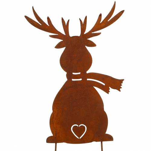 Floristik24 Łoś zardzewiały do przyklejenia H58cm