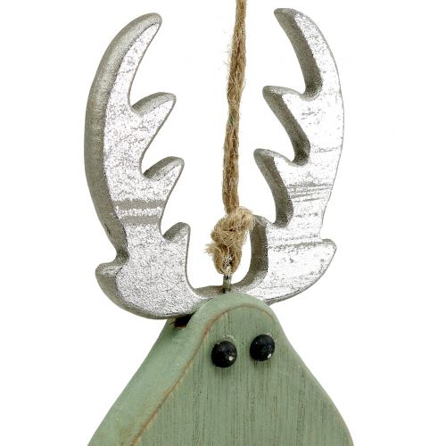 Produkt Głowa łosia miętowa do zawieszenia 14,5cm x 7,2cm 4 szt