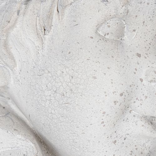 Produkt Dekoracyjna figurka w kształcie głowy krasnala, idealna do stylowego ogrodu i salonu, szara, 30 cm