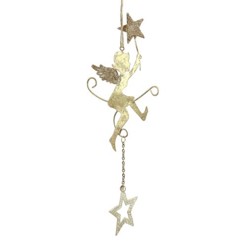 Produkt Zawieszka aniołek gwiazda świąteczna dekoracja do zawieszenia wys. 28cm 3szt