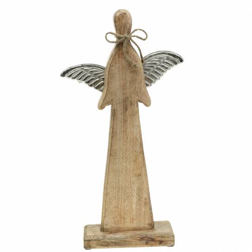Floristik24 Dekoracja świąteczna aniołek drewniany H43cm
