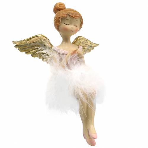 Floristik24 Deco Ballerina Angel Edge Seater Ø11,5 H15cm 2szt.